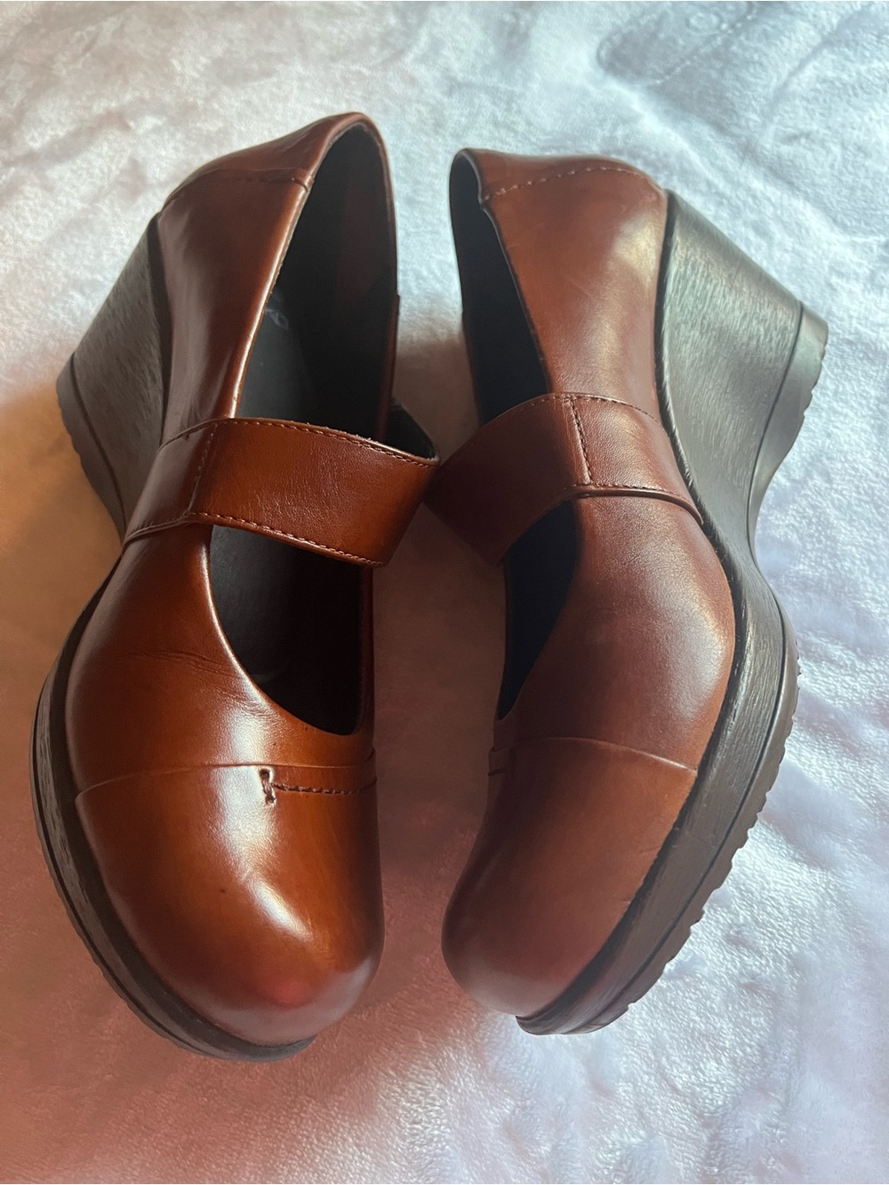 Dansko - Mary Jane  wedge size 38 color brown - Picture 5 of 7